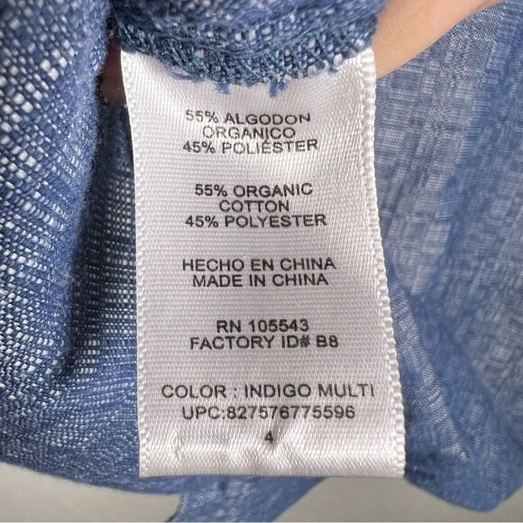 Derek Lam button front white white denim tank dress 🌺 pockets 🌺 size 4 - Picture 3 of 6